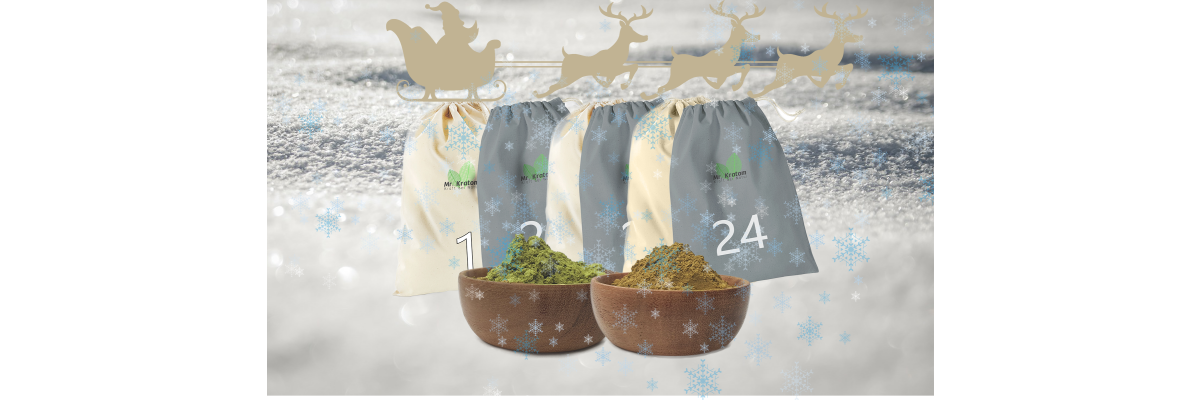 Der Adventskalender von Mr. Kratom ist endlich da - 