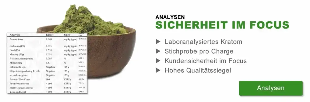 Labor geprüftes Kratom kaufen in Deutschland jetzt bestellen
