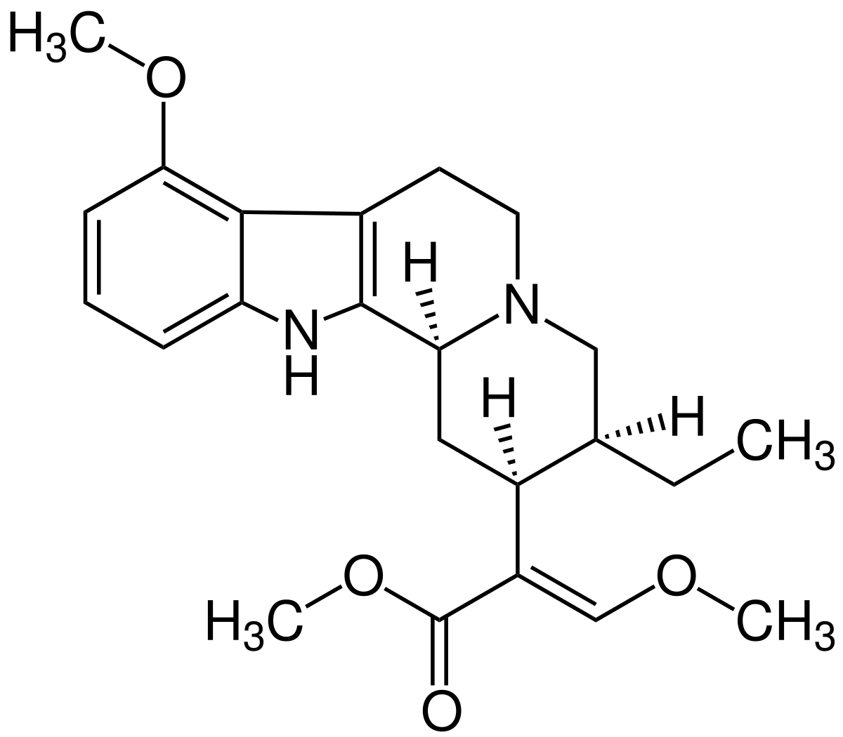 Chemische Formel von Mytragenin Kratom